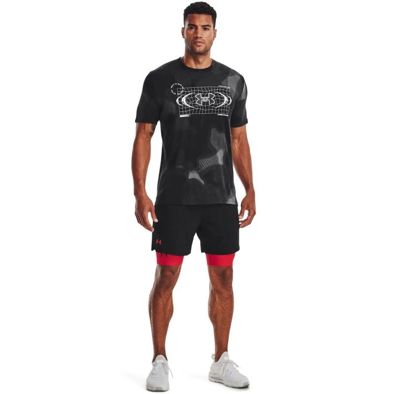 Camiseta de Treino Masculina Under Armour Fbtl Aop Meta