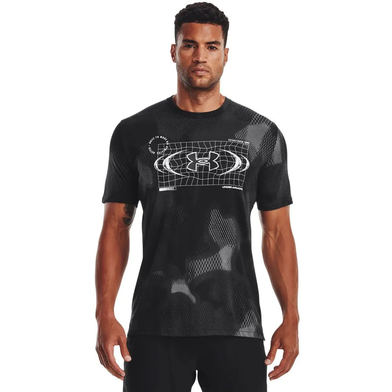 Camiseta de Treino Masculina Under Armour Fbtl Aop Meta