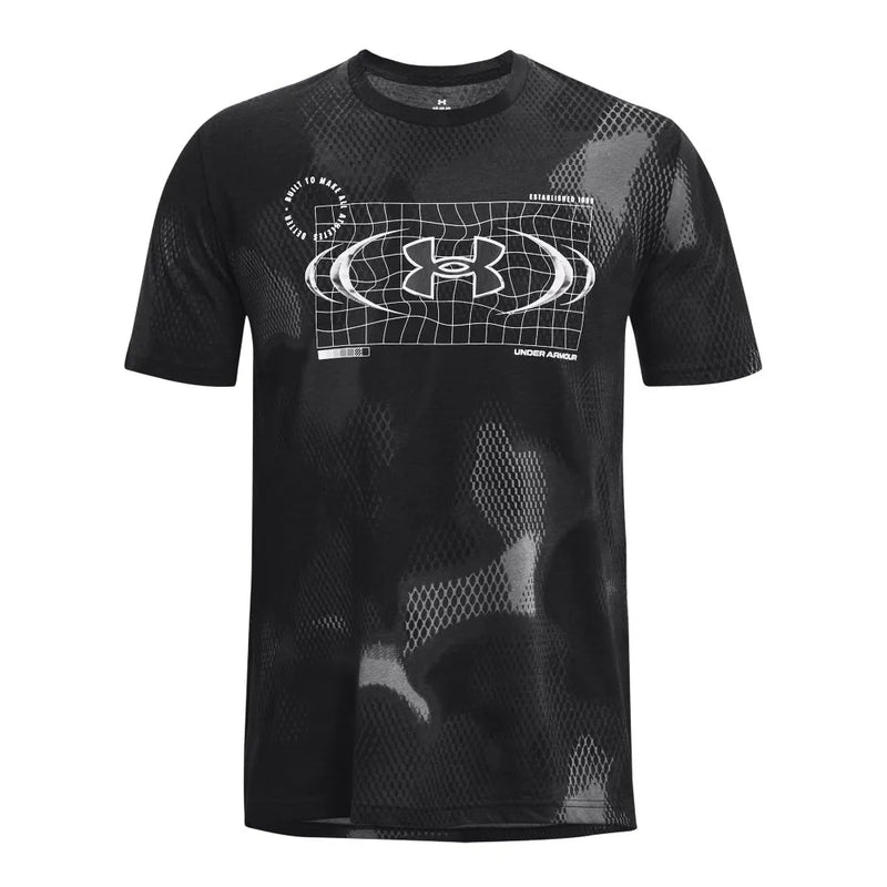 Camiseta de Treino Masculina Under Armour Fbtl Aop Meta