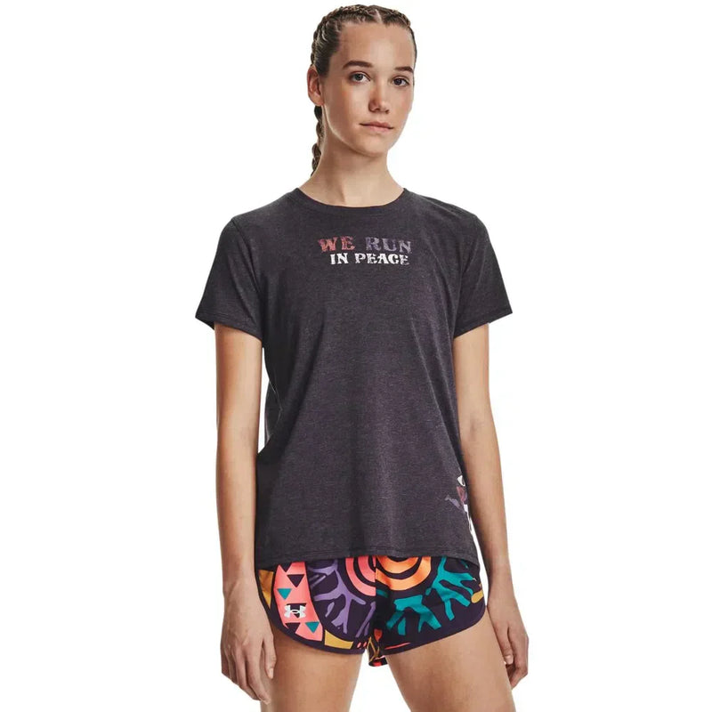 Camiseta de Corrida Feminina Under Armour In Peace SS Tee