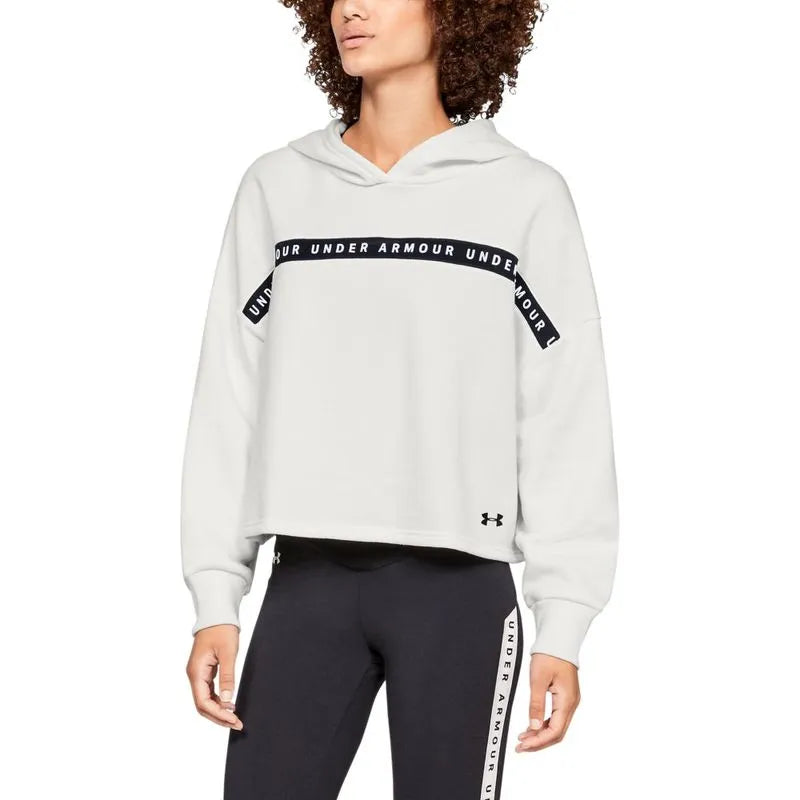 Casaco de Treino com Capuz Feminino Under Armour Taped Fleece