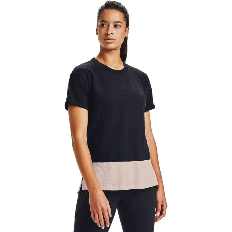 Camiseta de Treino Feminina Under Armour Charged Cotton SS