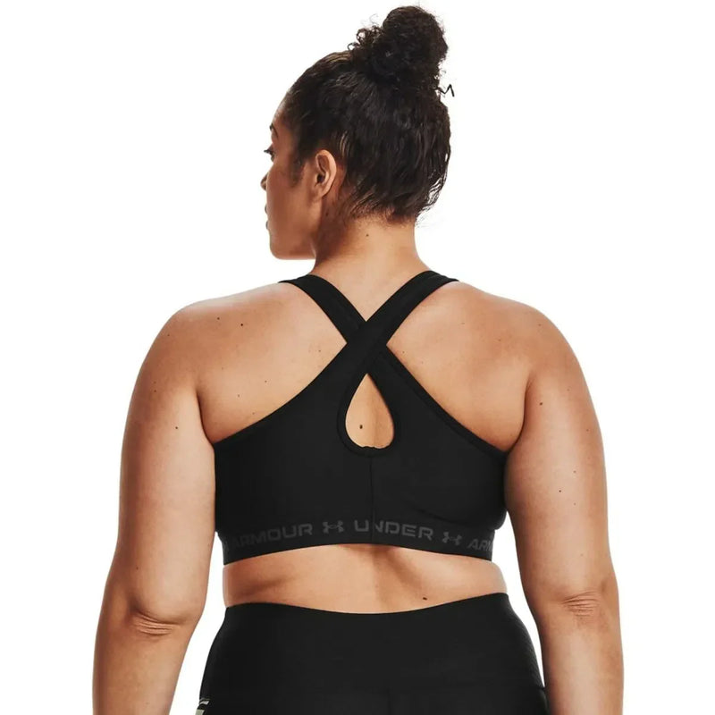 Top de Treino Plus Size Feminino Under Armour Crossback Mid Bra