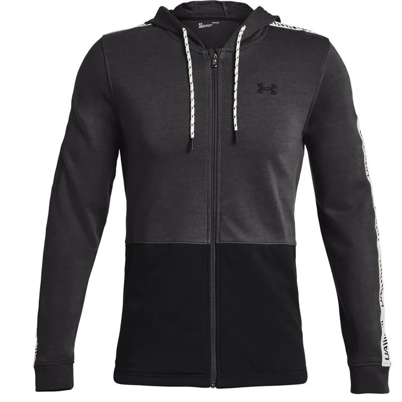 Moletom de Treino Masculino Under Armour Rival Terry Colorblock Full Zip Hoodie