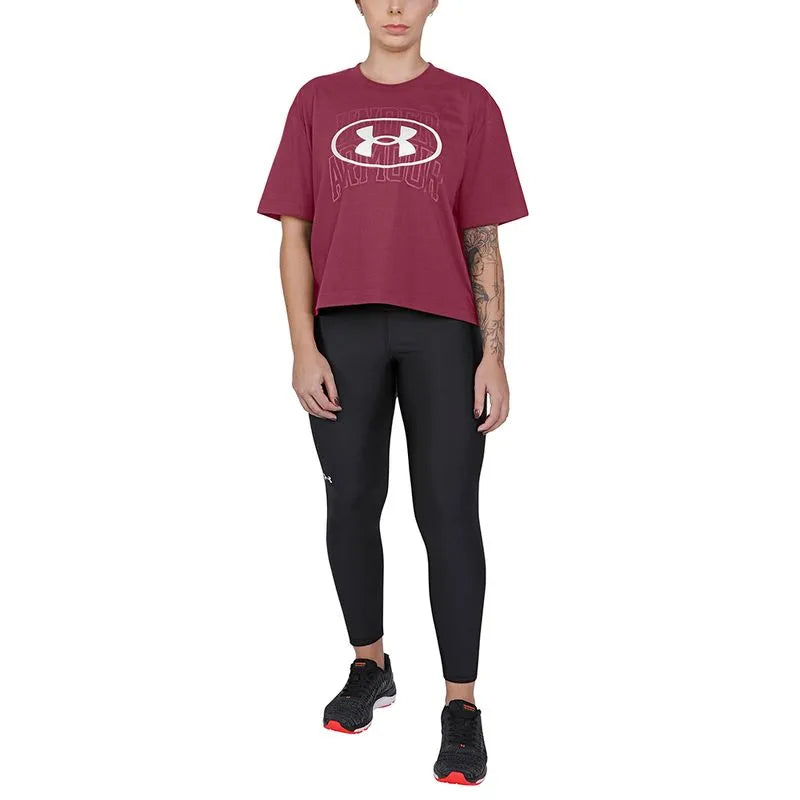 Cropped de Treino Feminino Under Armour Live Novelty Silo