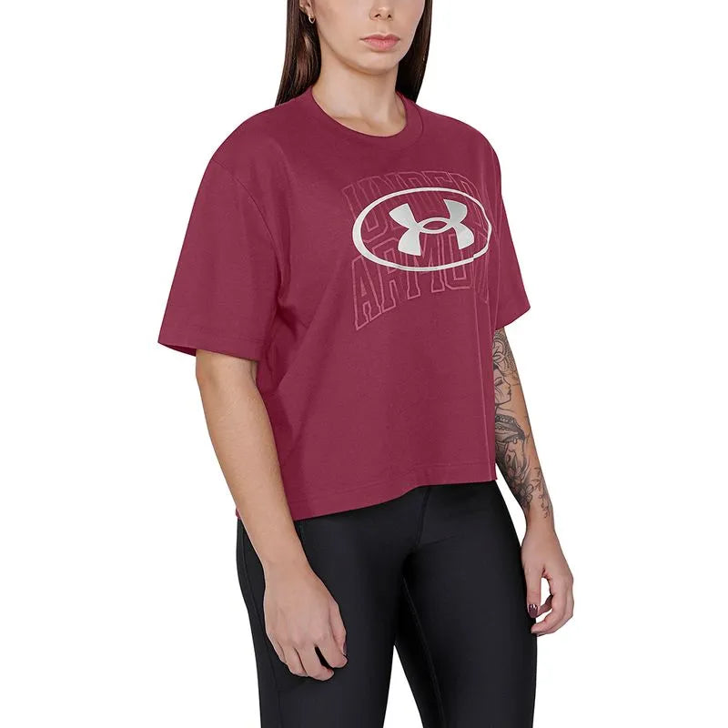 Cropped de Treino Feminino Under Armour Live Novelty Silo