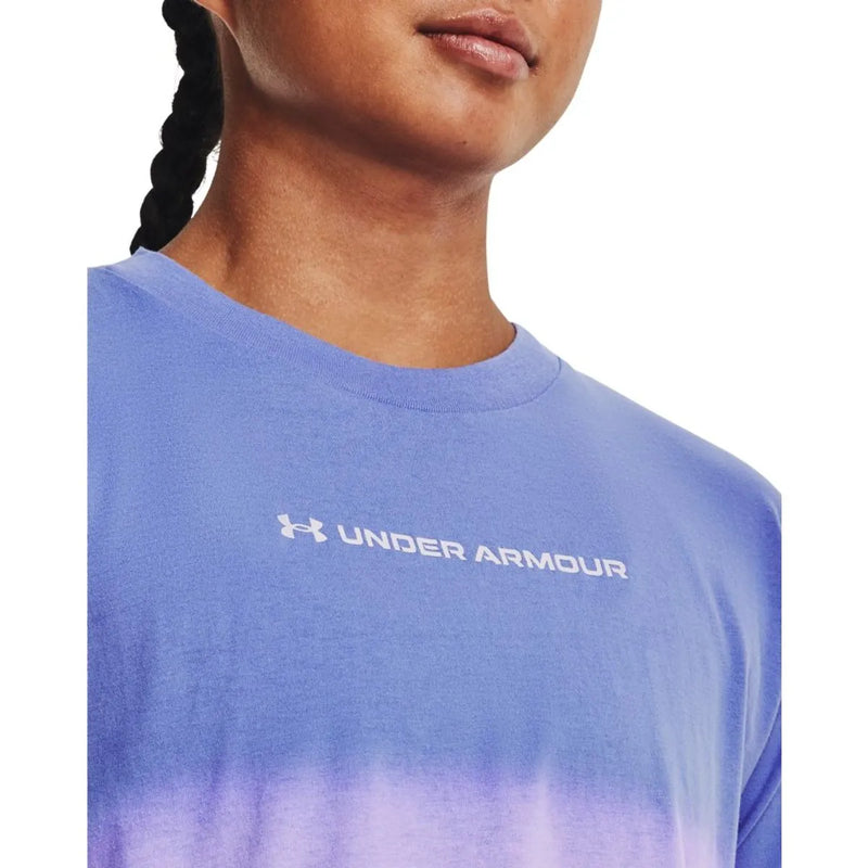 Camiseta de Treino Feminina Under Armour Dip Dye Crop SS