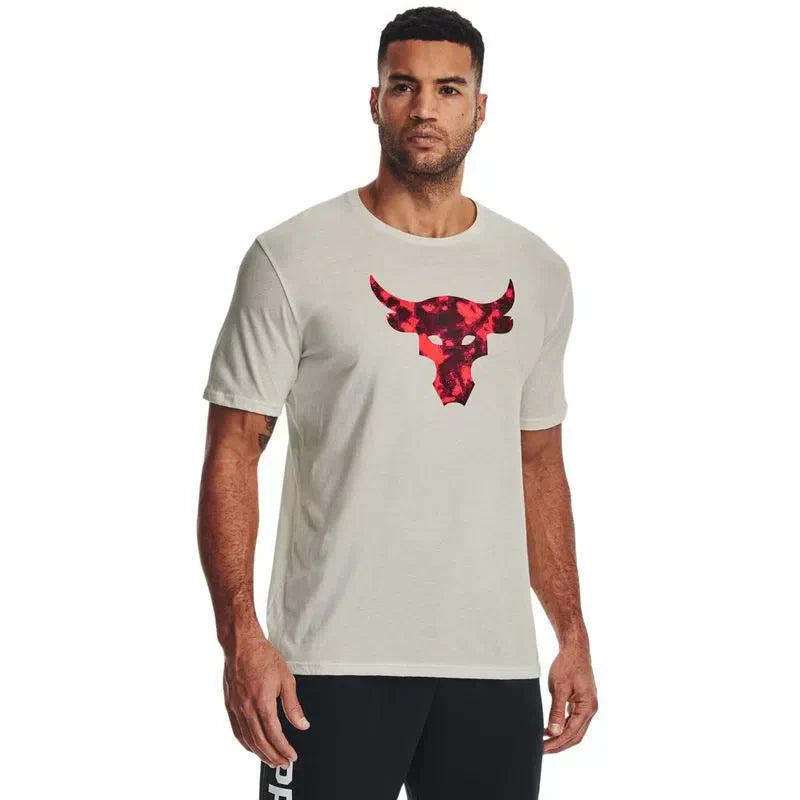 Camiseta de Treino Masculina Under Armour Project Rock Brahma Bull