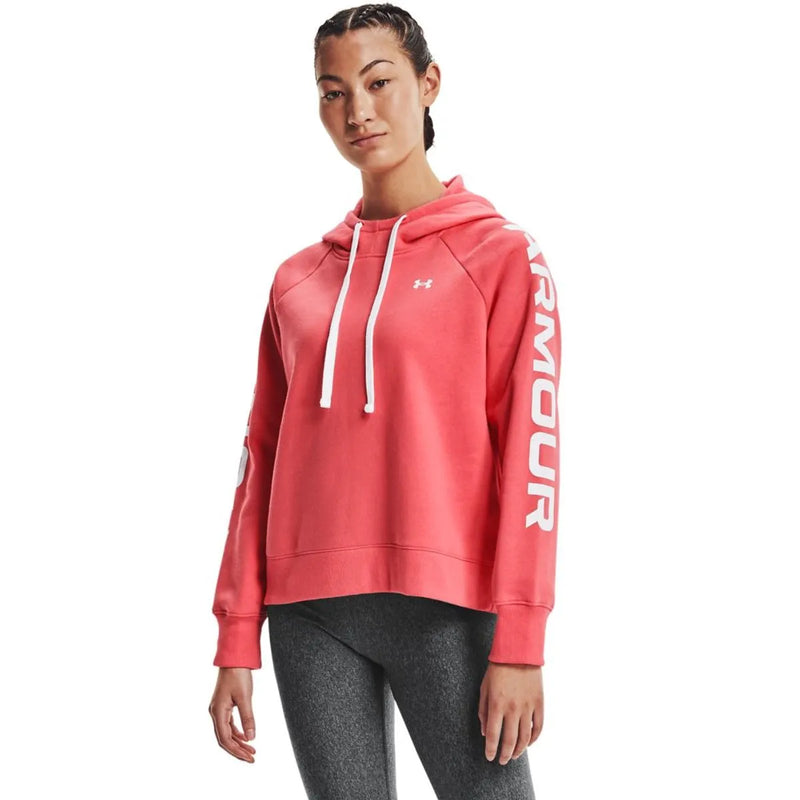 Moletom de Treino Feminino Under Armour Rivel Fleece ColorBlock Hoodie